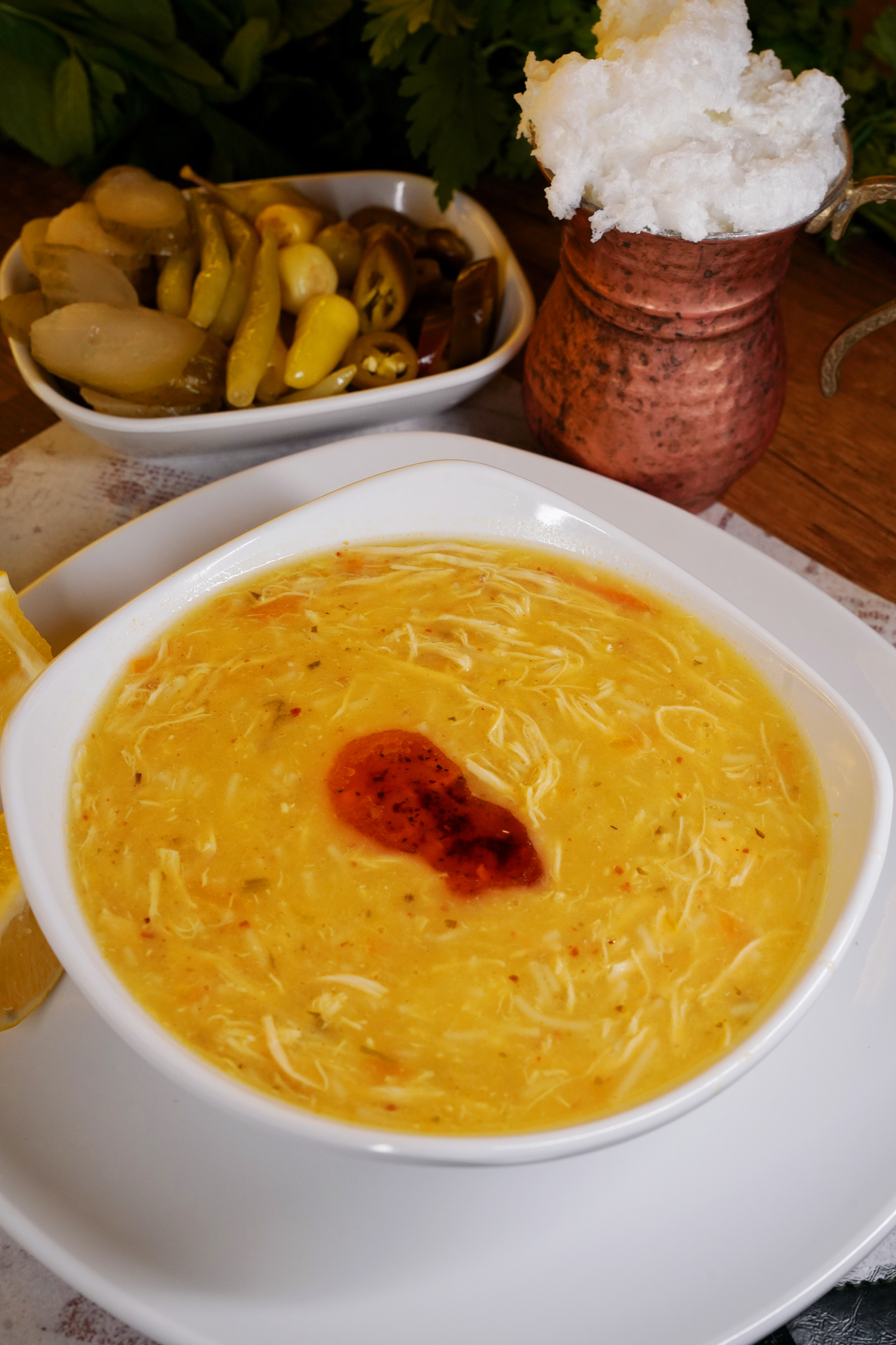 Tavuk Suyu Çorbası